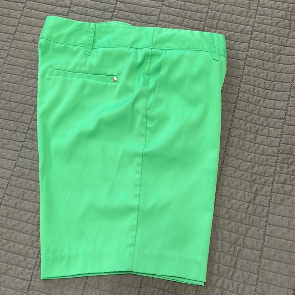 ANNIKA by Cutter and Buck green golf shorts-size 10.